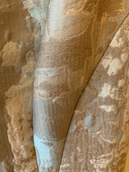 Lafayette 148 New York Taupe Jacquard Midi Sheath Dress - Picture 5 of 11